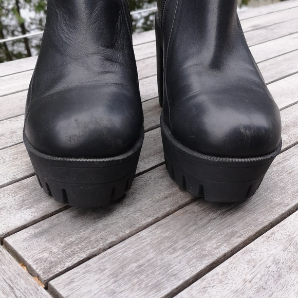 Shoe the Bear leather platform ankle boots - Picture 5 of 13